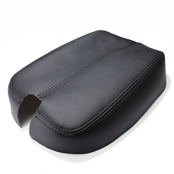 Black-Beige-Console-Real-Leather-Car-Arm-Rest-Cover-for-Honda-Accord-89635
