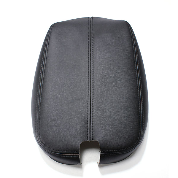 Black-Beige-Console-Real-Leather-Car-Arm-Rest-Cover-for-Honda-Accord-89635