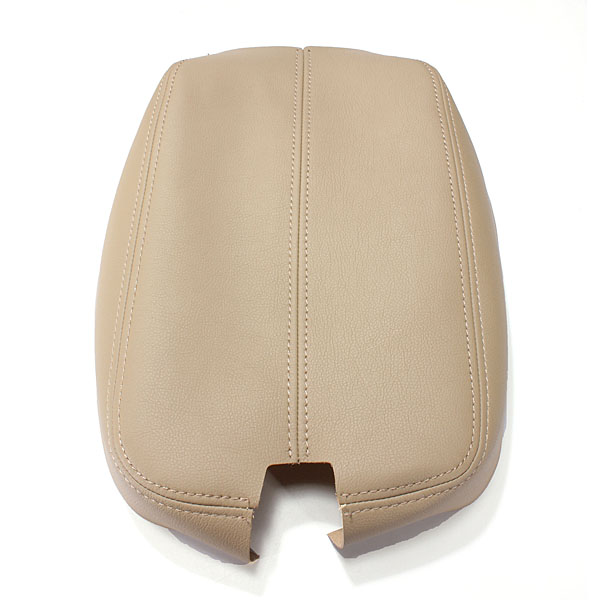Black-Beige-Console-Real-Leather-Car-Arm-Rest-Cover-for-Honda-Accord-89635