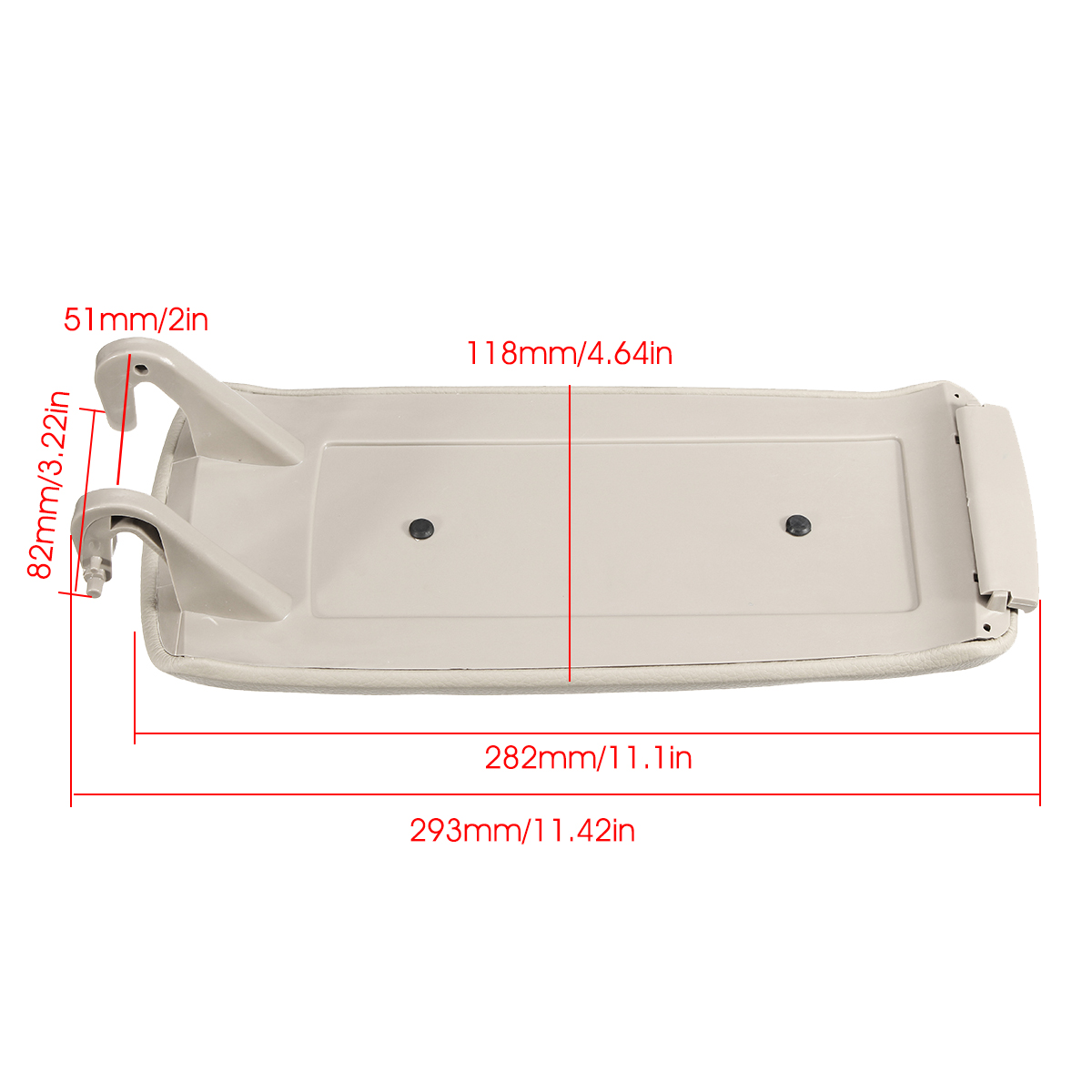Car-Center-Console-Armrest-Case-Cover-Lid-BlackGrayBeige-For-Audi-A6-C5-1998-2005-1645719