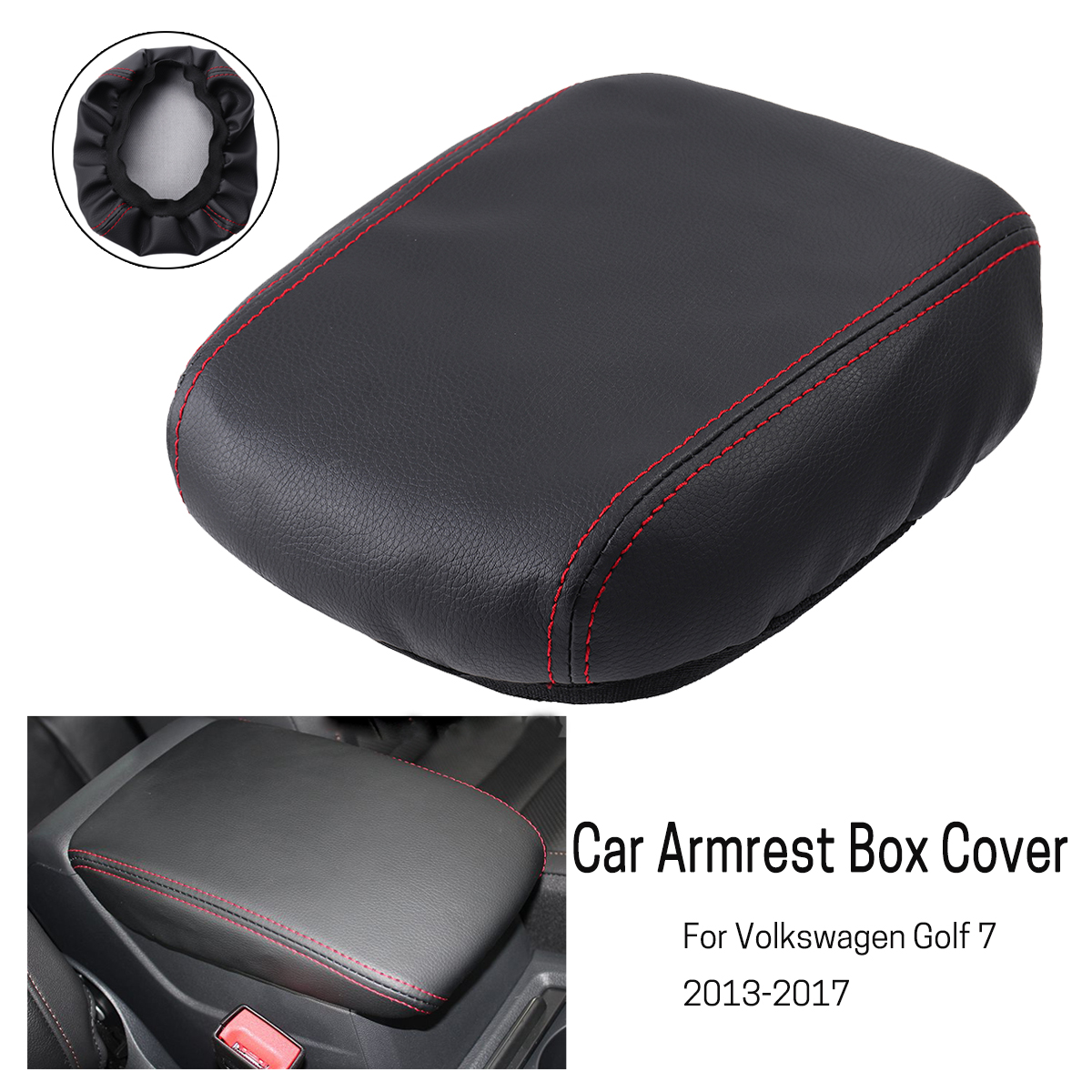 PU-Leather-Car-Center-Armrest-Console-Lid-Box-Cover-For-Volkswagen-Golf-7-13-17-1545445