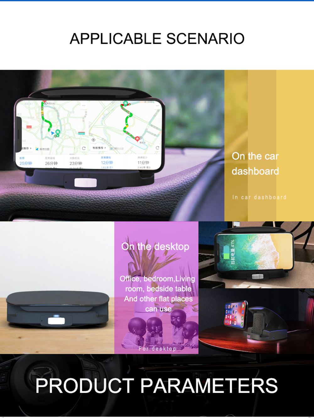 10W-Smart-Wireless-Car-Charger-Stable-Mobile-Phone-Holder-Infrared-Touch-Sensor-Fast-Charging-with-A-1762083