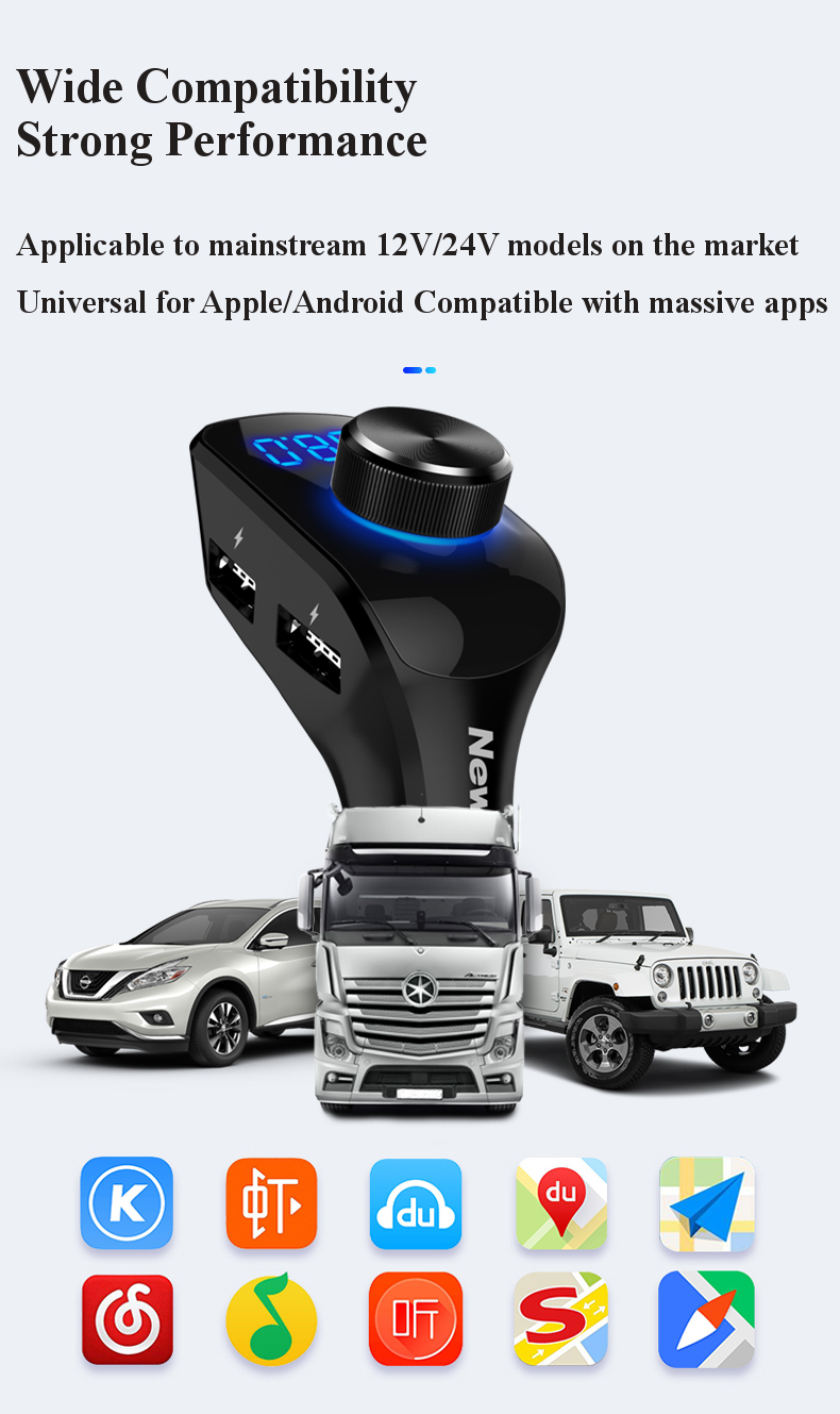 12-24V-Three-USB-Car-Charger-Music-MP3-Player-bluetooth-50-Handsfree-QC-30-Fast-Charging-For-Car-Tru-1796242