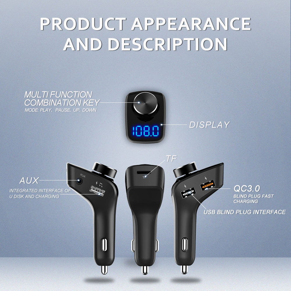 12-24V-Three-USB-Car-Charger-Music-MP3-Player-bluetooth-50-Handsfree-QC-30-Fast-Charging-For-Car-Tru-1796242