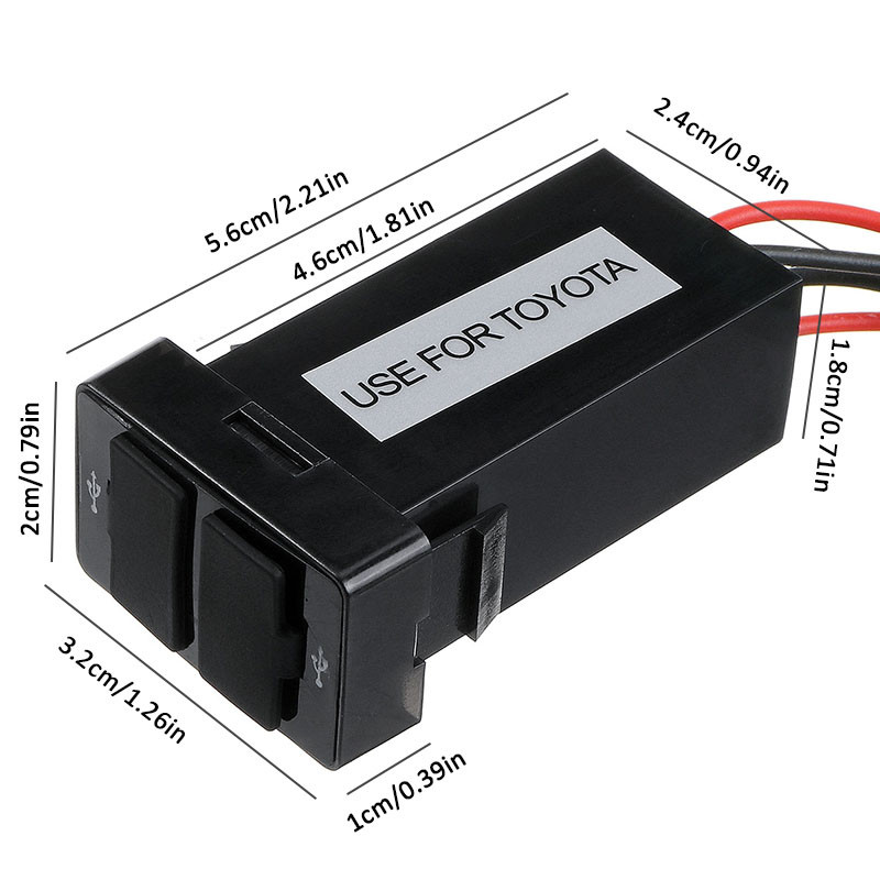 12V-24V-Twin-Dual-Double-Port-Charger-Adapter-In-Car-Socket-Lighter-For-Toyota-1619339