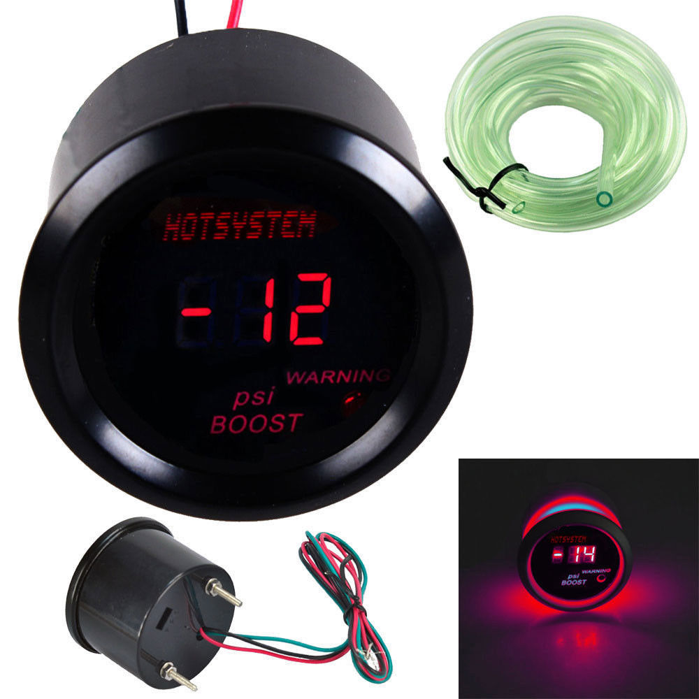 2-Inch-52mm-HOTSYSTEM-Digital-Red-LED-Electronic-PSI-Boost-Gauge-For-Car-Auto-Motor-1235576