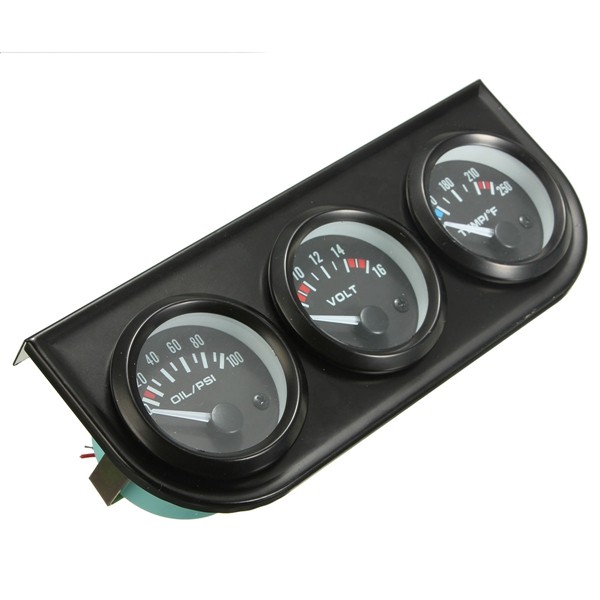 2-Inch-52mm-Oil-Pressure-Volt-Water-Temp-3-Electronic-Gauge-Kits-8-16V-LED-Auto-Car-1004880