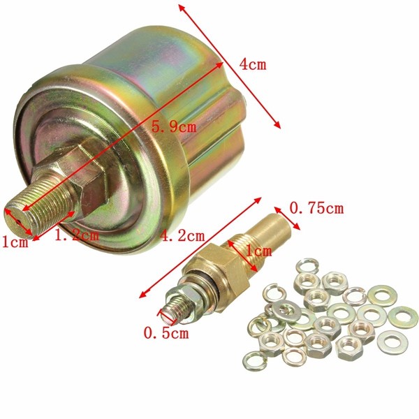 2-Inch-52mm-Oil-Pressure-Volt-Water-Temp-3-Electronic-Gauge-Kits-8-16V-LED-Auto-Car-1004880