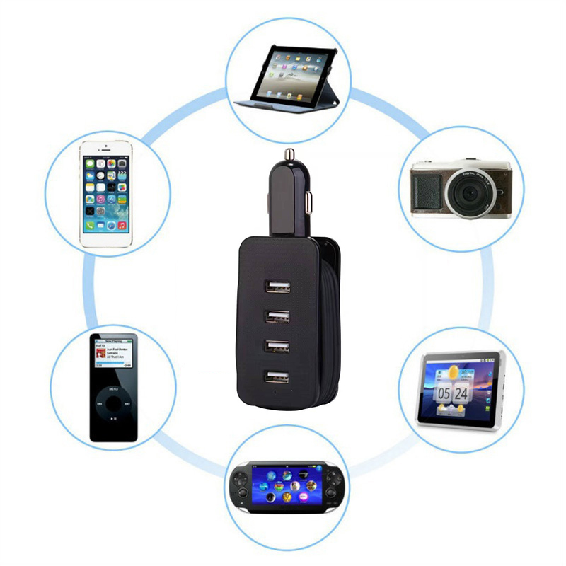 4-USB-Ports-5V-41A--Car-Charger-with-Winder-1m-Cable-for-Phone-Electronic-Device-1481429