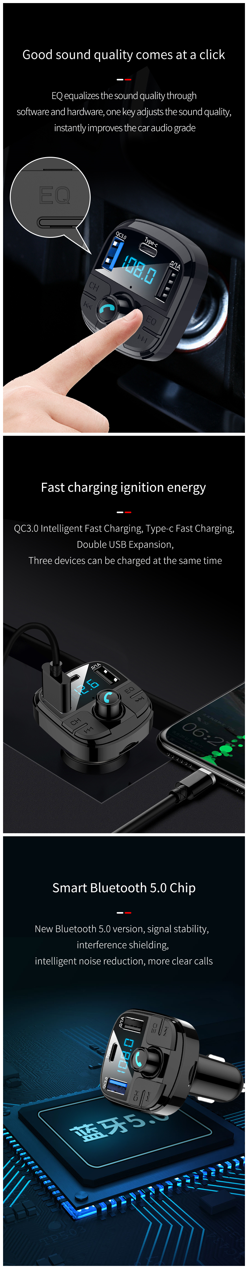 BT29-Car-MP3-bluetooth-Player-QC-30-Charger-FM-Type-C-Support-32GB-USB-TF-Card-1511410