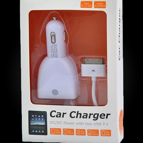 CC37-IPA3-50V4600mA-White-Dual-USB-Car-Charger-For-Mobile-Phone-946625