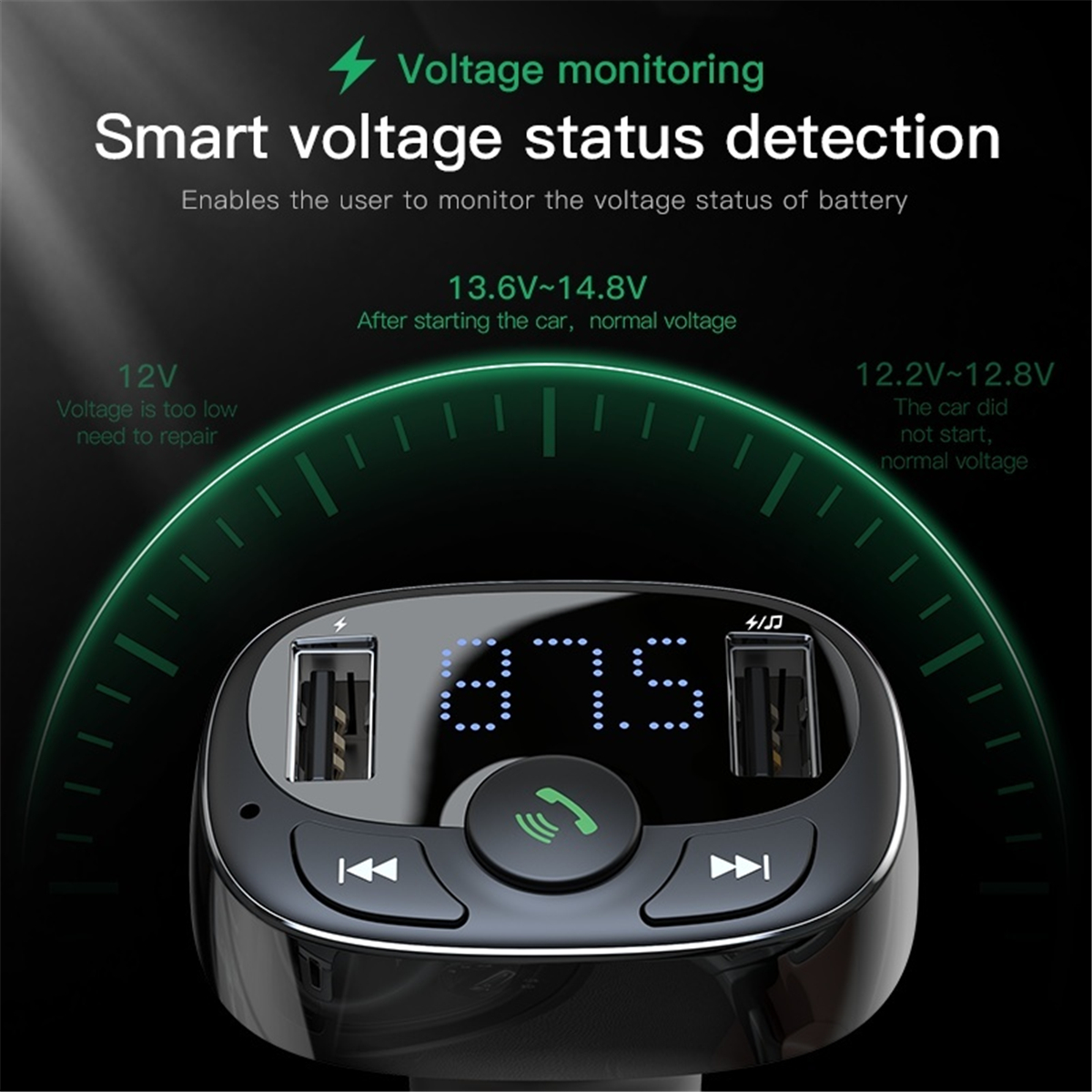 Car-Charger-Handsfree-FM-Transmitter-Bluetooth-MP3-Player-Dual-USB-Charging-1586371