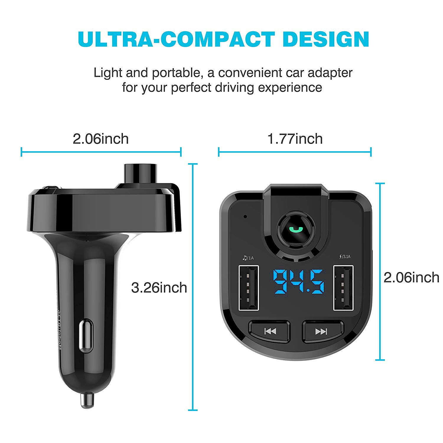 Car-MP3-Player-bluetooth-Hands-free-Double-USB-31A-Fast-Charging-LED-Screen-1642190