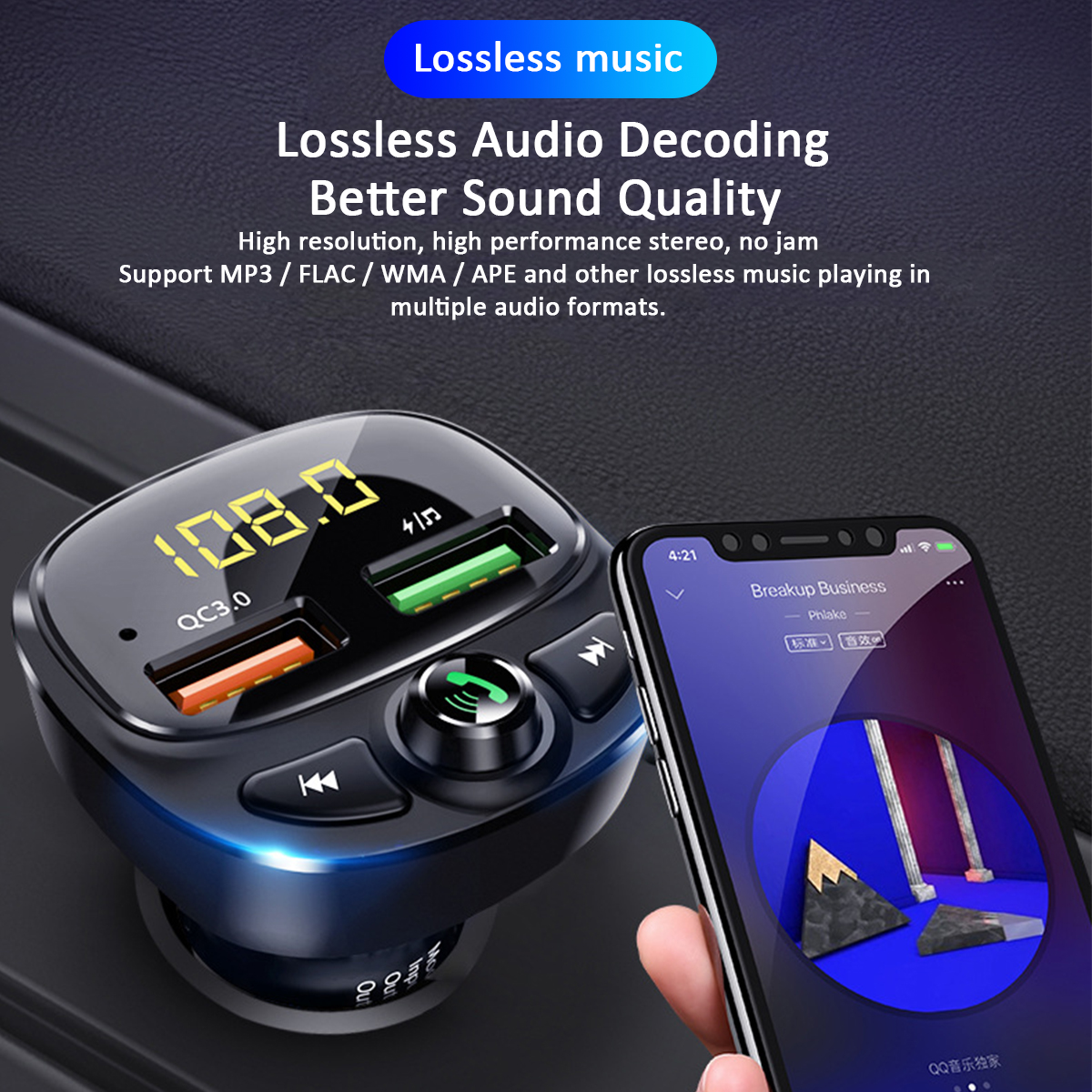 Car-bluetooth-MP3-Player-LED-Digital-Display-Dual-USB-Port-41A-1641725