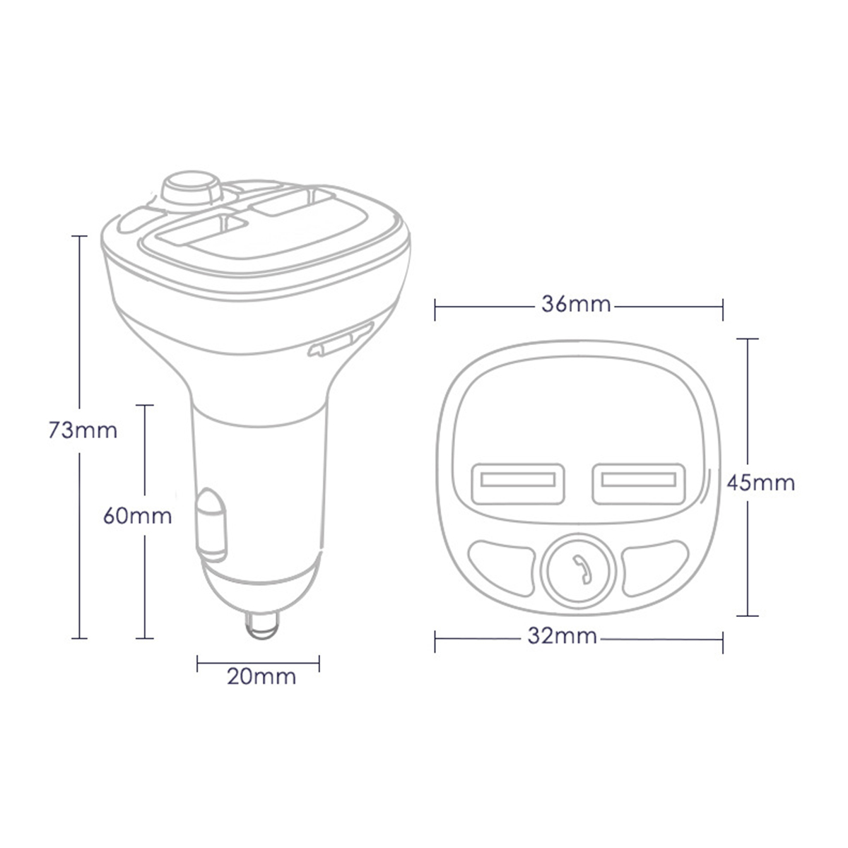 Car-bluetooth-MP3-Player-LED-Digital-Display-Dual-USB-Port-41A-1641725