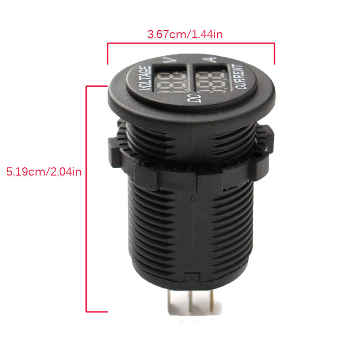 DC-12V-24V-Car-Voltmeter-Ammeter-LED-Display-Digital-Voltage-Meter-1130496