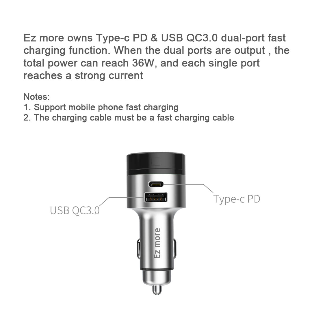 Ez-more-Smart-Bluetooth-Car-Charger-Ti20-AI-Intelligent-Gesture-Control-From-1608980