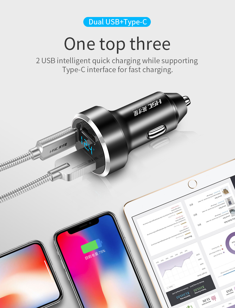 HSC-2000-48A-Type-c-Dual-USB-Aluminum-Alloy-Car-Charger-1387568