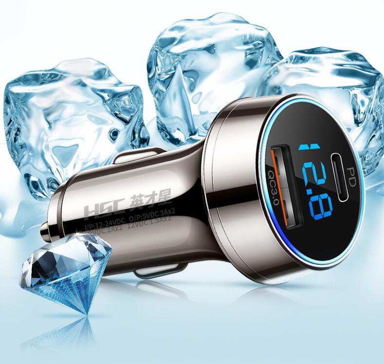 HSC-3000-6A-Current-Super-Fast-Charge-Copper-Body-PD-And-QC-30-Digital-Car-Charger-1362499