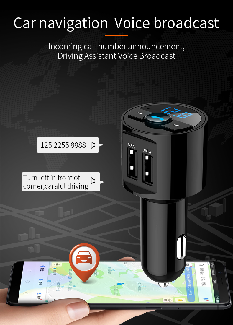 Mini-LED-Display-Dual-USB-bluetooth-Hands-free-Smart-Quick-Car-Charger-Built-in-Microphone-1340645