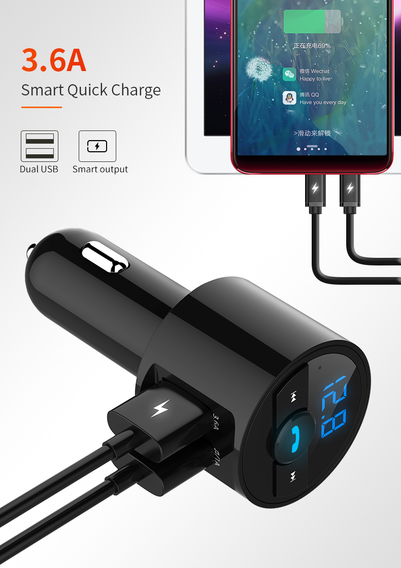 Mini-LED-Display-Dual-USB-bluetooth-Hands-free-Smart-Quick-Car-Charger-Built-in-Microphone-1340645