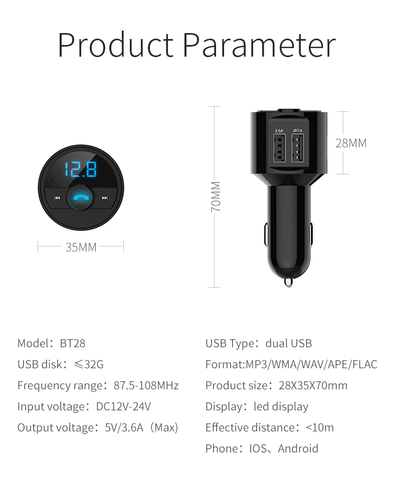 Mini-LED-Display-Dual-USB-bluetooth-Hands-free-Smart-Quick-Car-Charger-Built-in-Microphone-1340645