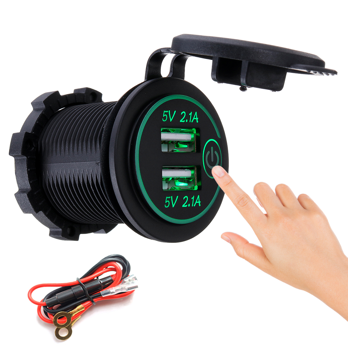 P15-S-Touch-Switch-with-Power-Cord-21A21A-Dual-USB-Car-Motorized-Modified-Charger-Mobile-Phone-12-24-1534309