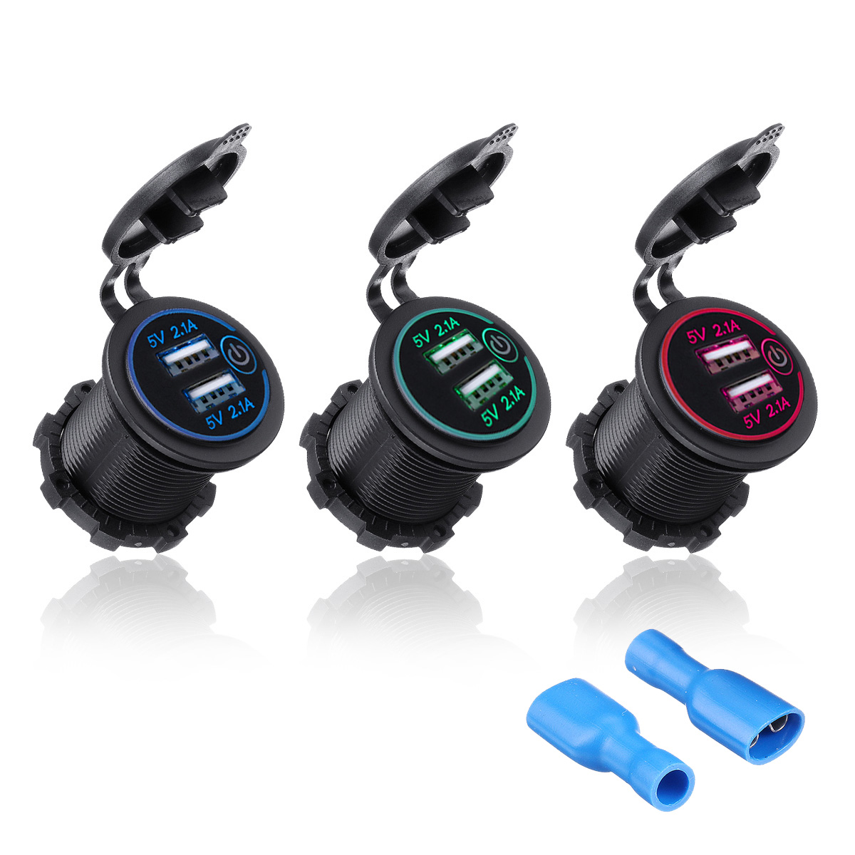 P15-S-Touch-Switch-with-Terminal-21A21A-Dual-USB-Car-Motorized-Modified-Charger-Mobile-Phone12-24V-1534304