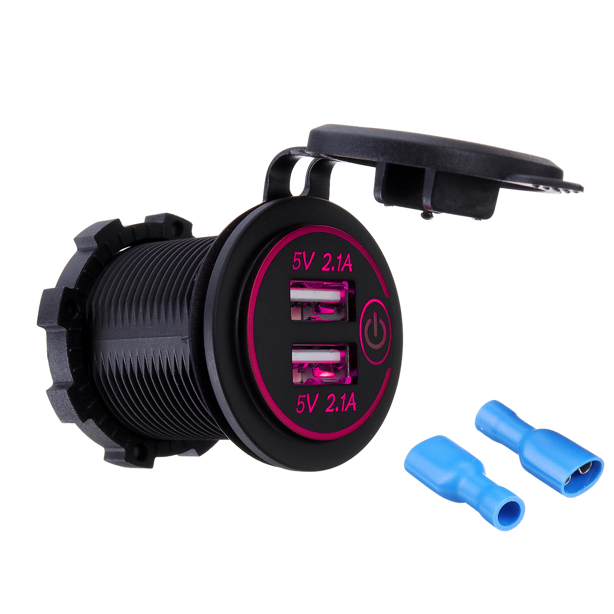 P15-S-Touch-Switch-with-Terminal-21A21A-Dual-USB-Car-Motorized-Modified-Charger-Mobile-Phone12-24V-1534304
