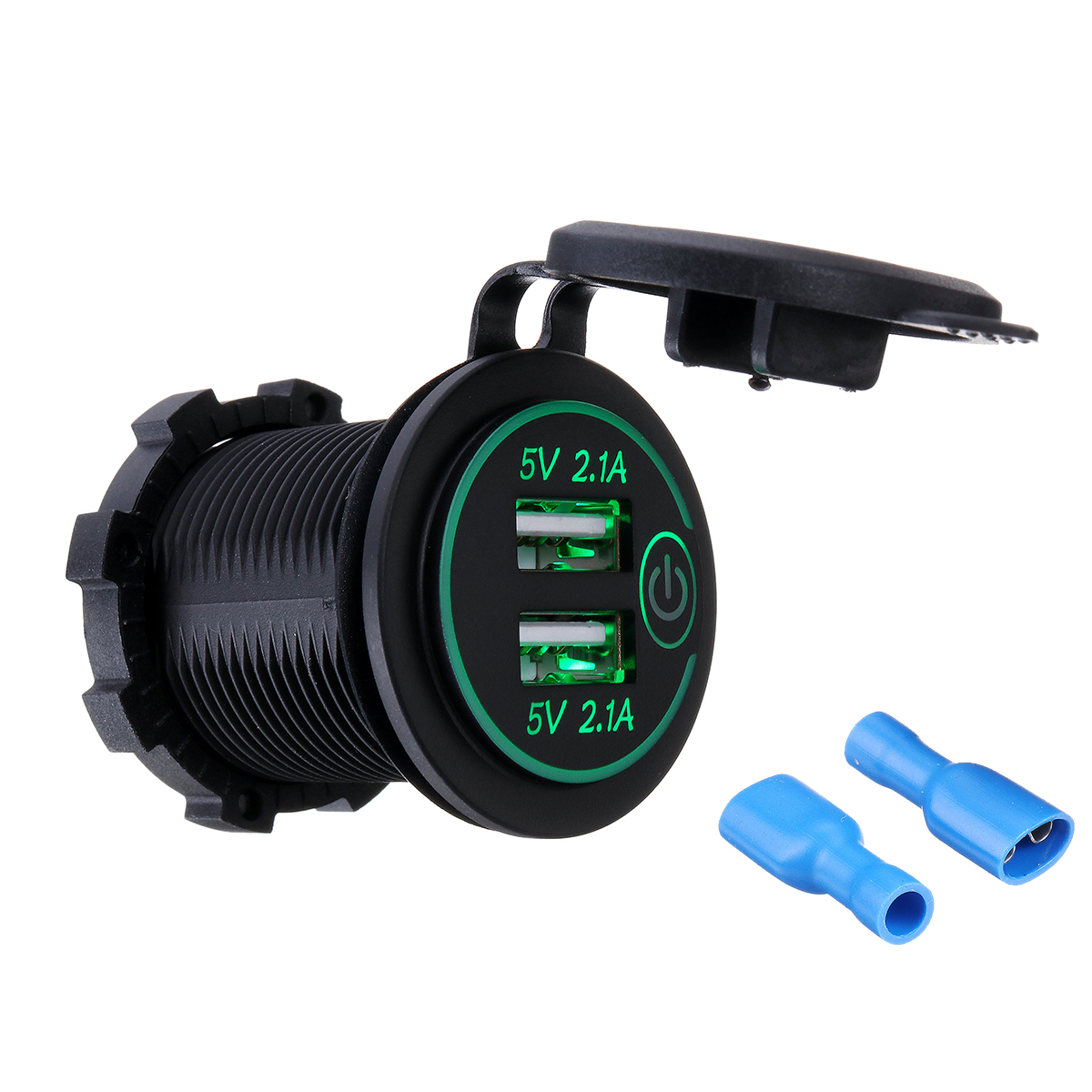 P15-S-Touch-Switch-with-Terminal-21A21A-Dual-USB-Car-Motorized-Modified-Charger-Mobile-Phone12-24V-1534304