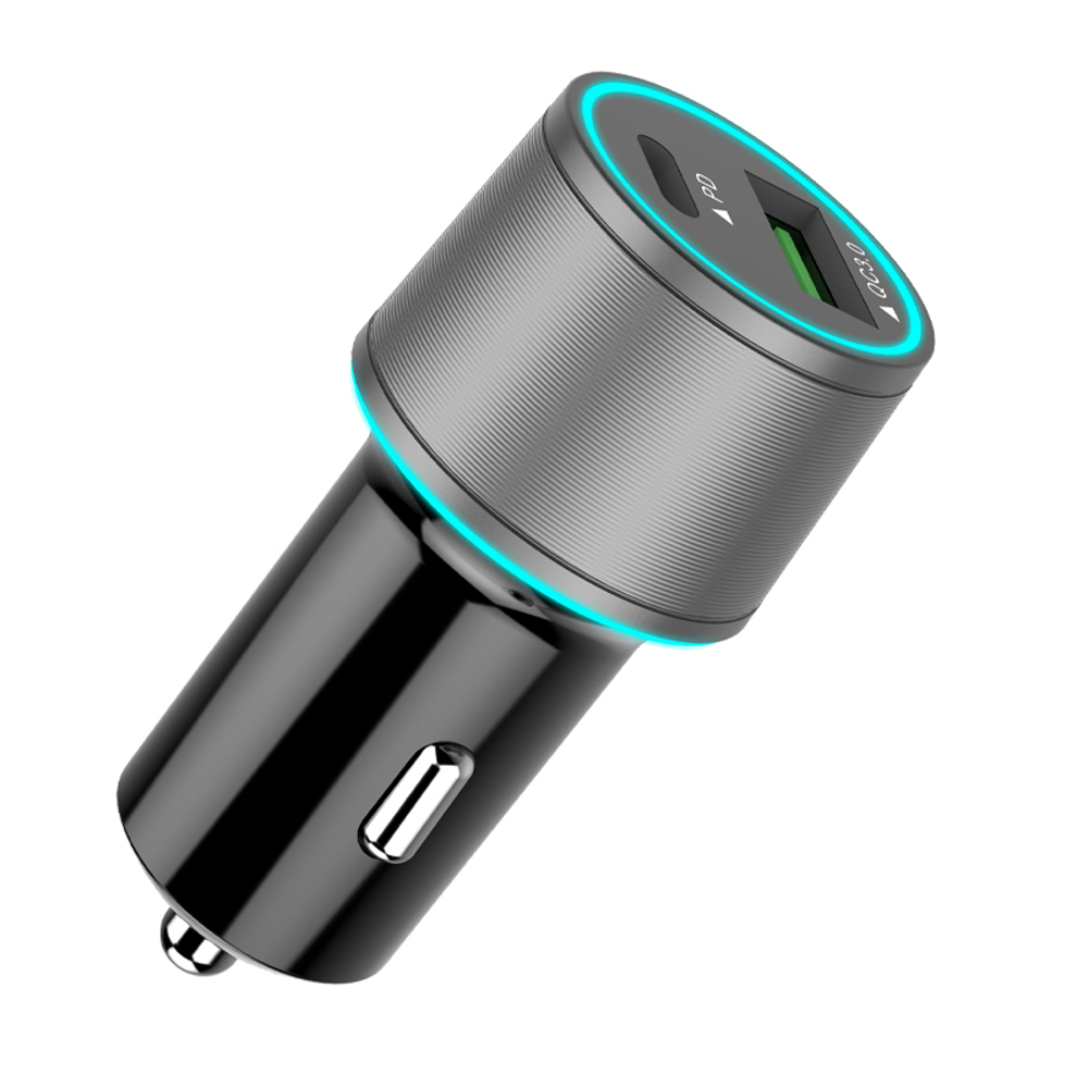 QC-30-Car-Charger-Metal-Double-Aperture-PD-Two-In-One-Car-Charger-1361811