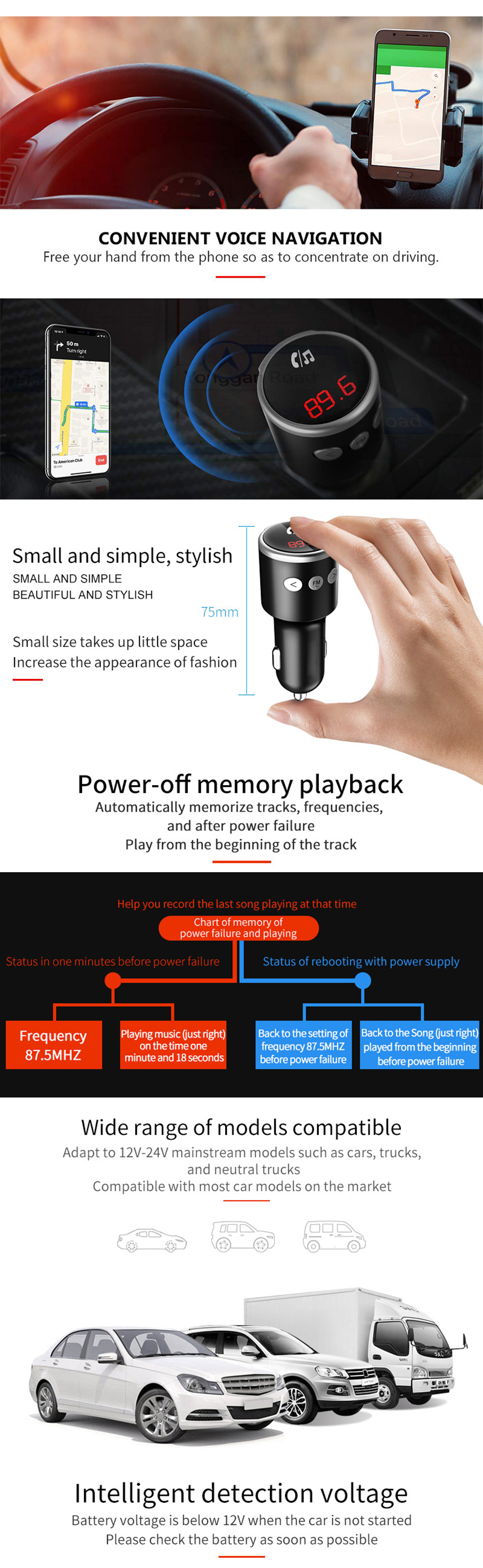 QC30-Quick-Car-Charger-bluetooth-FM-Transmitter-MP3-Fast-Charging-Dual-USB-Hands-Free-Call-1739626