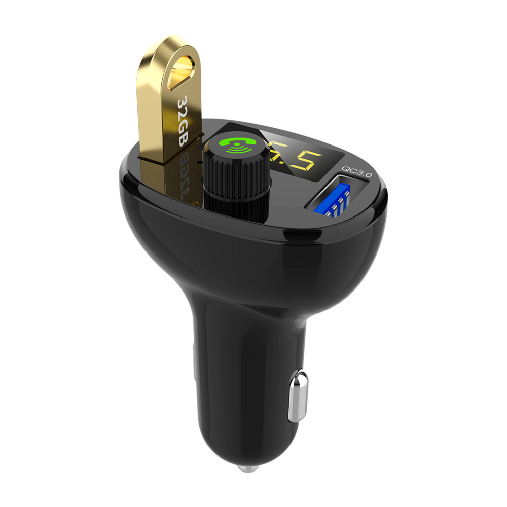 Quelima-BT23-QC30-Hands-free-bluetooth-Car-Charger-Dual-USB-Fast-Charging-Car-bluetooth-MP3-1372973