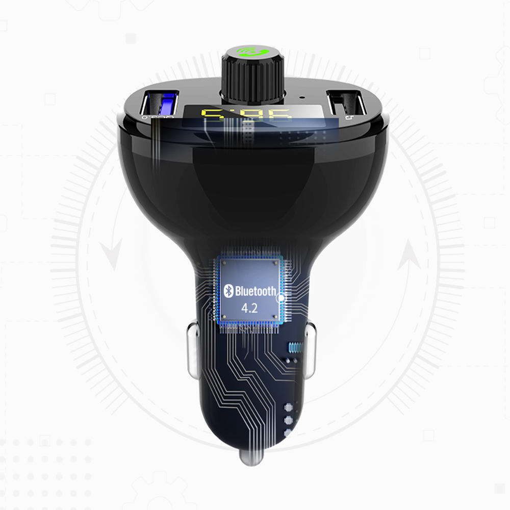 Quelima-BT23-QC30-Hands-free-bluetooth-Car-Charger-Dual-USB-Fast-Charging-Car-bluetooth-MP3-1372973