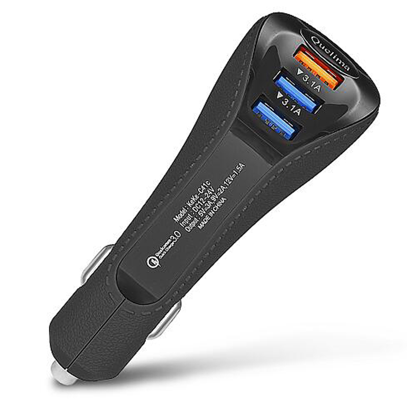 Quelima-QC30-USB-Chicken-Leg-Second-Generation-Fast-Car-Charger-1349260