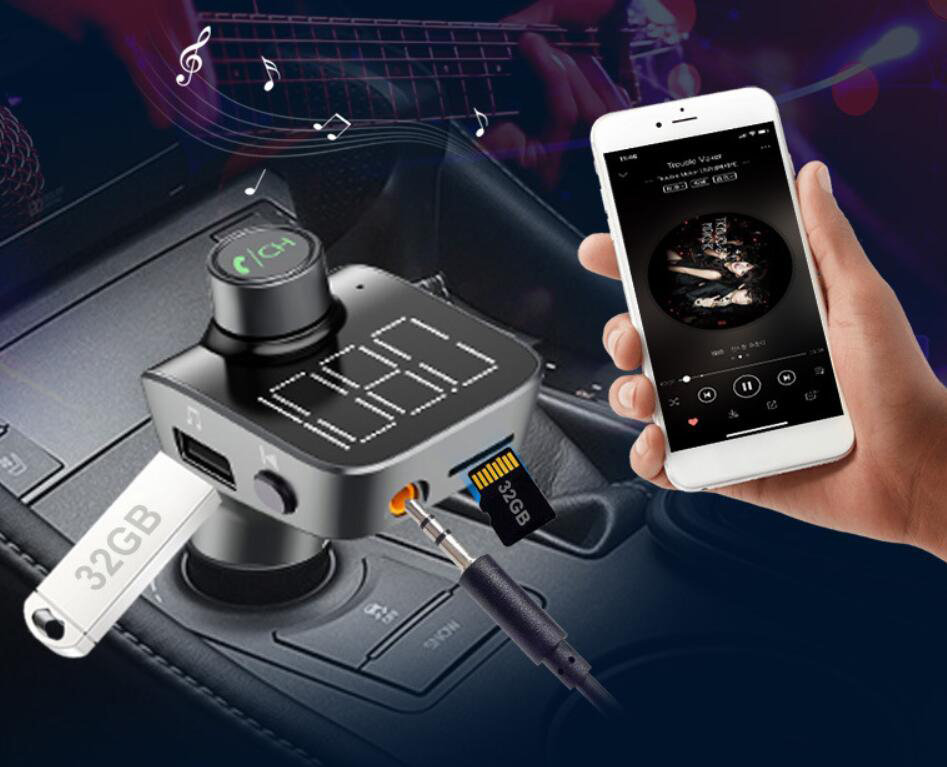 Quelima-T15-50-Version-bluetooth-Car-MP3-Player-FM-Transmitter-Support-USB-1389596