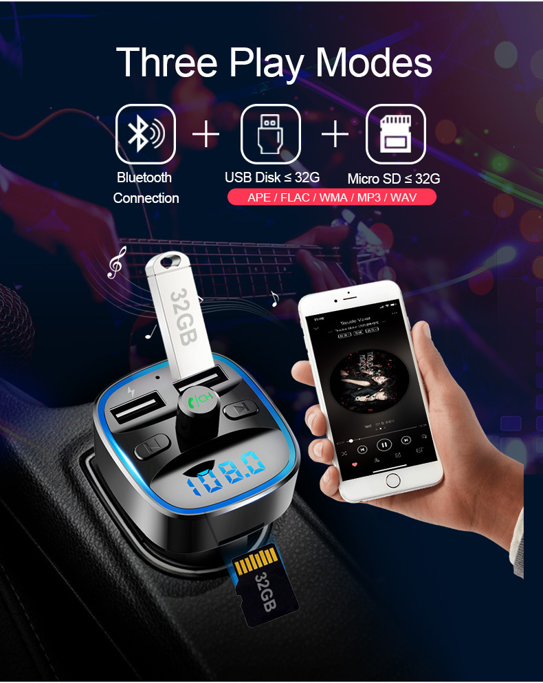 T25-Car-Charger-MP3-Bluetooth-50-DC-5V-24A-MAX-Voice-Navigation-1629280