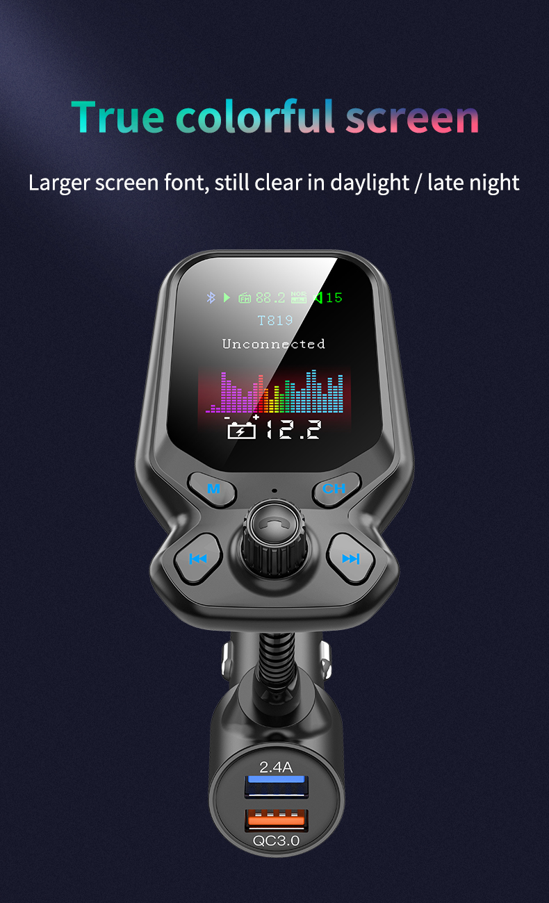 T819-QC-30-Smart-Fast-Car-Charger-Dual-USB-Expansion-Bluetooth-50-With-Colorful-Screen-1613597
