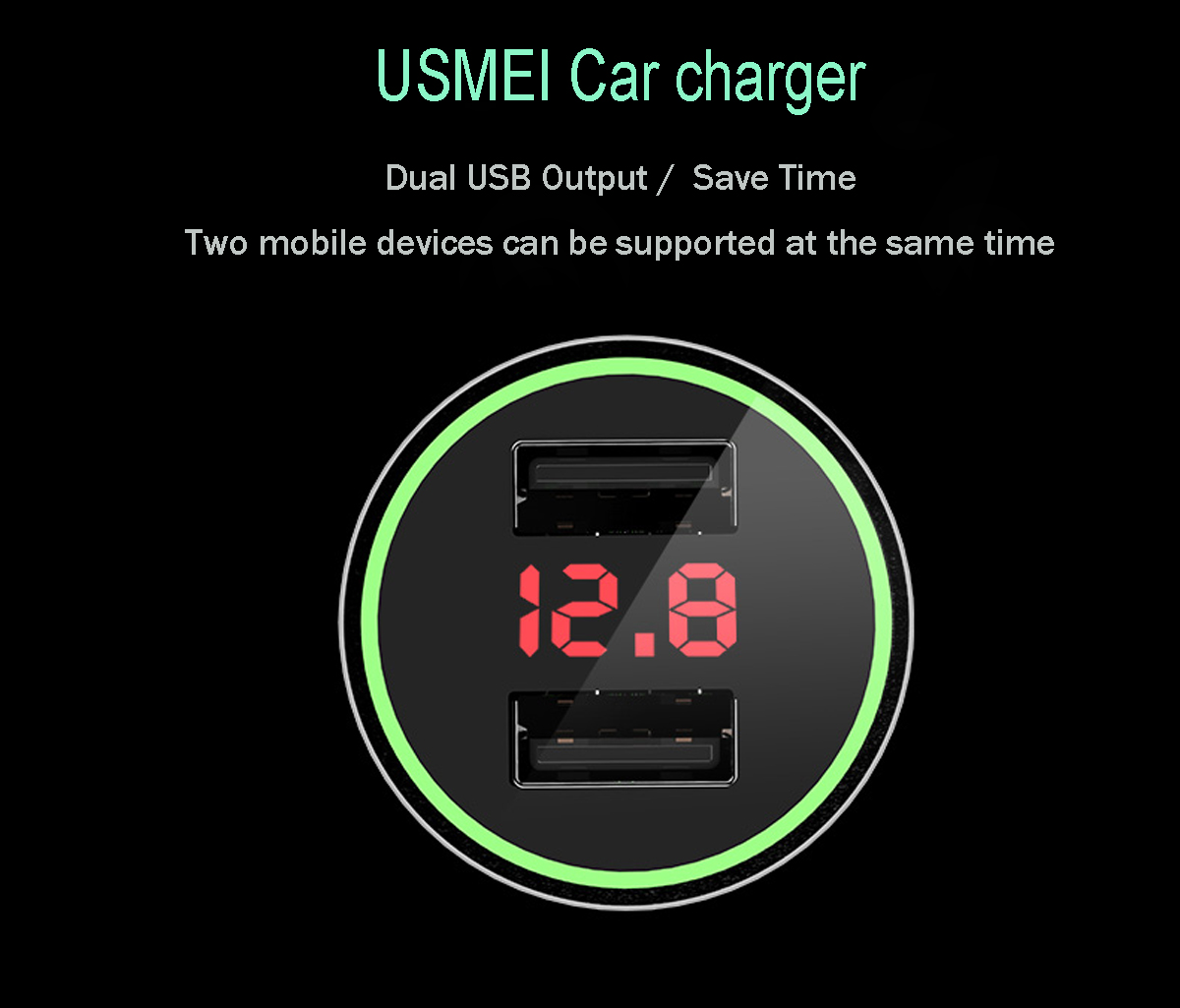USMEI-C7-Zinc-Alloy-36A-Dual-USB-Car-Charger-Breathing-Light-With-Voltage-Current-LED-Display-1195465