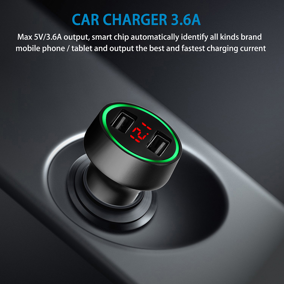 USMEI-C7-Zinc-Alloy-36A-Dual-USB-Car-Charger-Breathing-Light-With-Voltage-Current-LED-Display-1195465