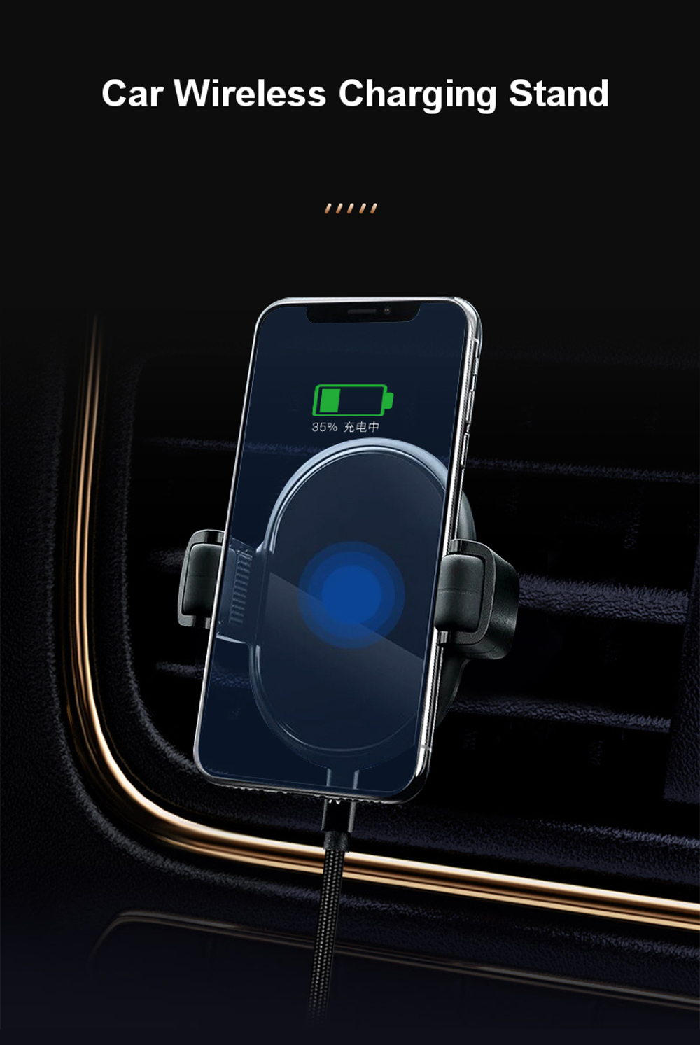 Yuroad-BM2023-10W-Car-Wireless-Charger-Phone-Holder-360-Degree-Adjustment-with-Automatic-Memory-Func-1778000