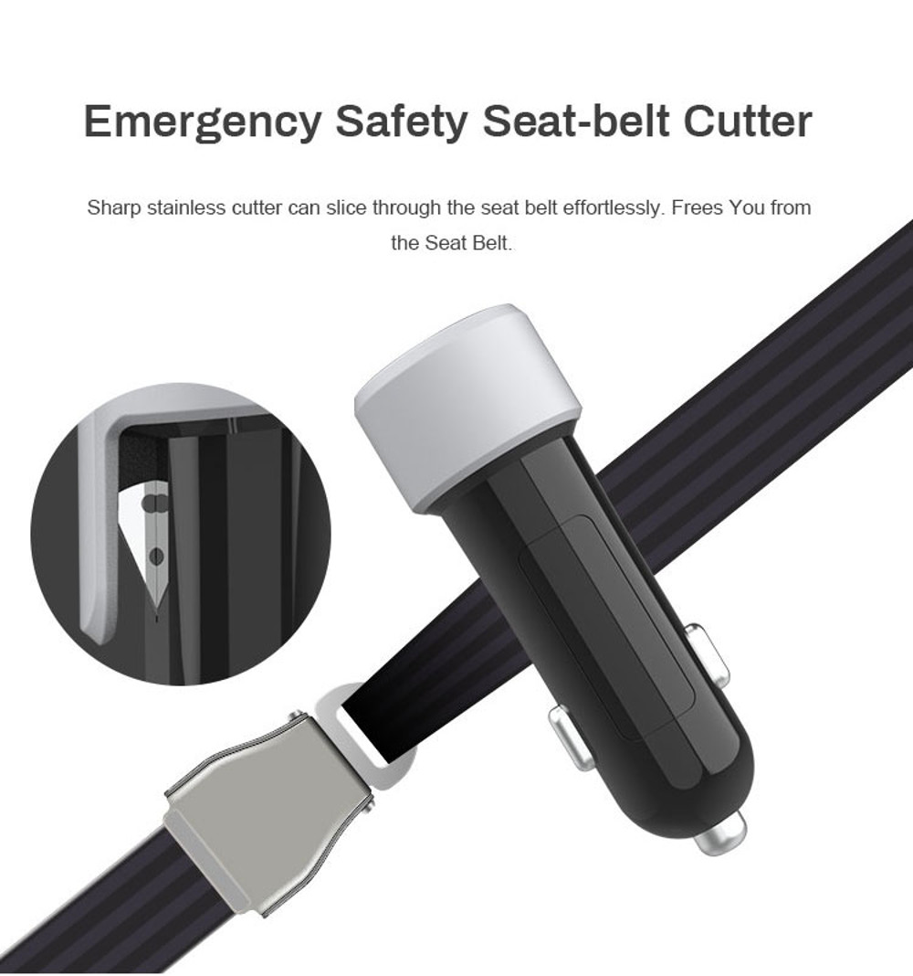 Yuroad-BM2036-12V-Mini-Car-Charger-Dual-port-USB-Fast-Charging-Universal-with-Safety-Hammer-Cutter-1809234