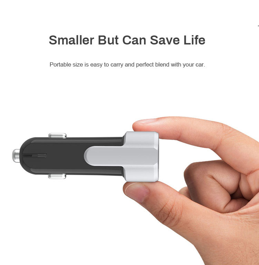 Yuroad-BM2036-12V-Mini-Car-Charger-Dual-port-USB-Fast-Charging-Universal-with-Safety-Hammer-Cutter-1809234