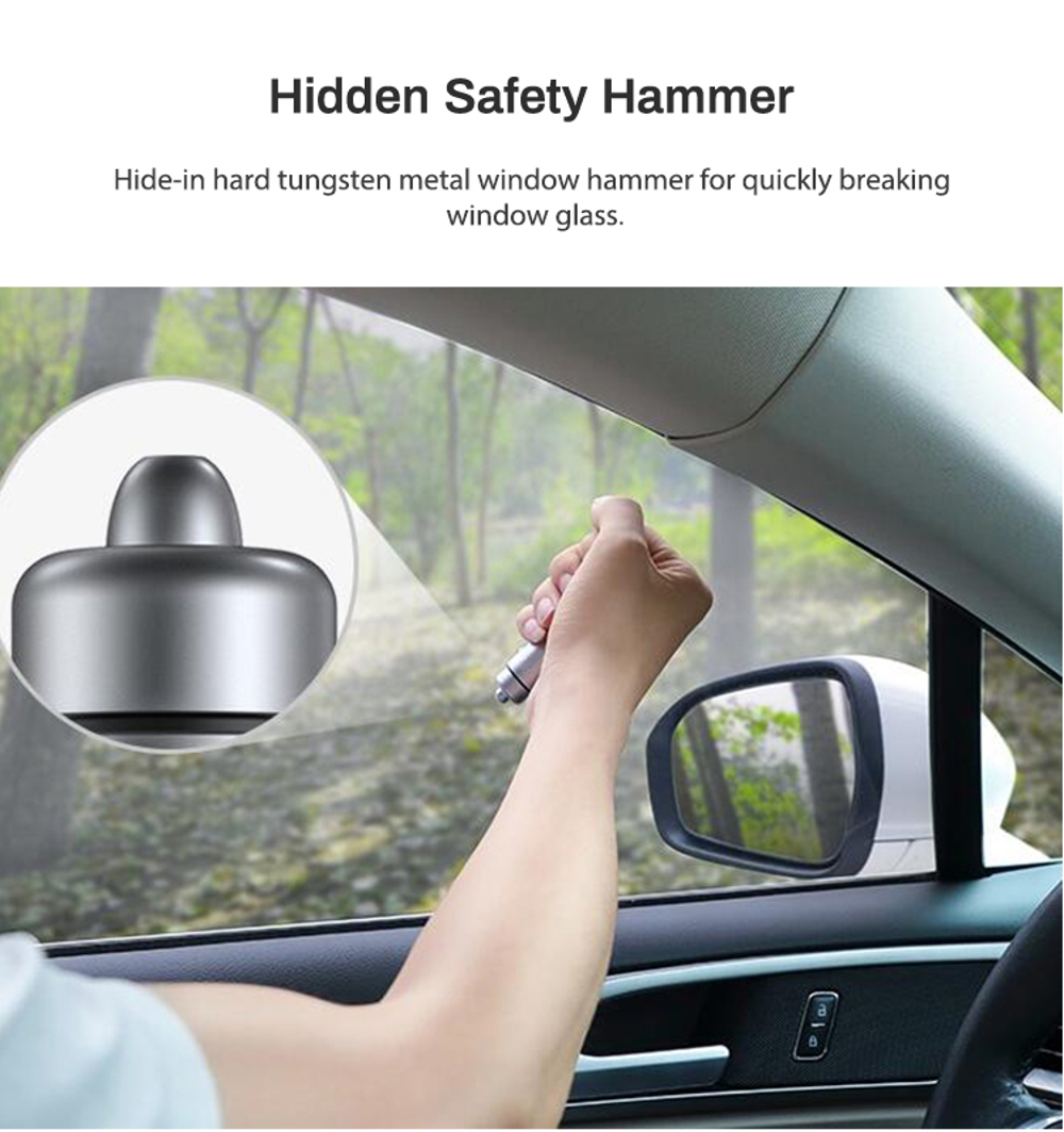 Yuroad-BM2041-12V-4In-1-Smart-Quick-Car-Charger-QC30-Multi-function-Safety-Hammer-with-Lighting-for--1692675