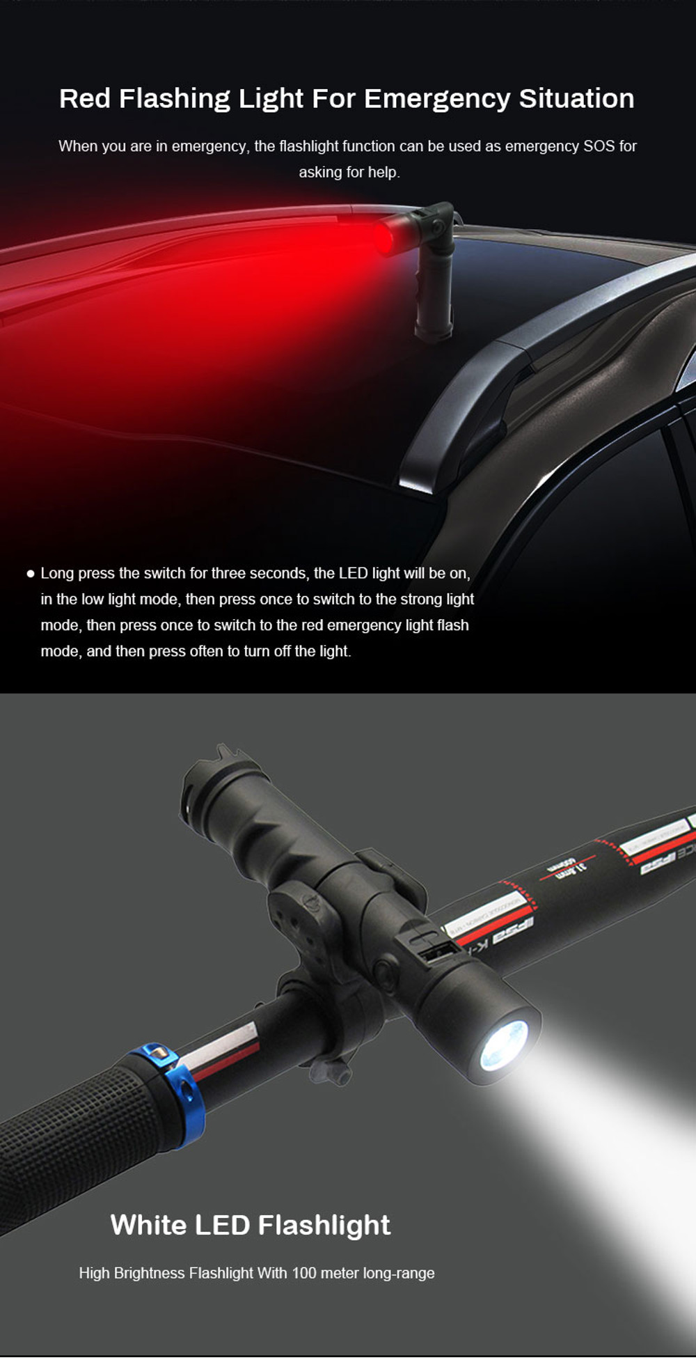 Yuroad-BM2197-6In1-Car-Charger-USB-1400mAh-Multi-funtional-Rechargeable-with-Light-Safety-Hammer-1694147