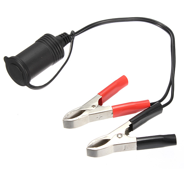 12V-Car-Motor-Bike-Tractor-Boat-Clip-on-Cigarette-Lighter-Socket-Cable-915459