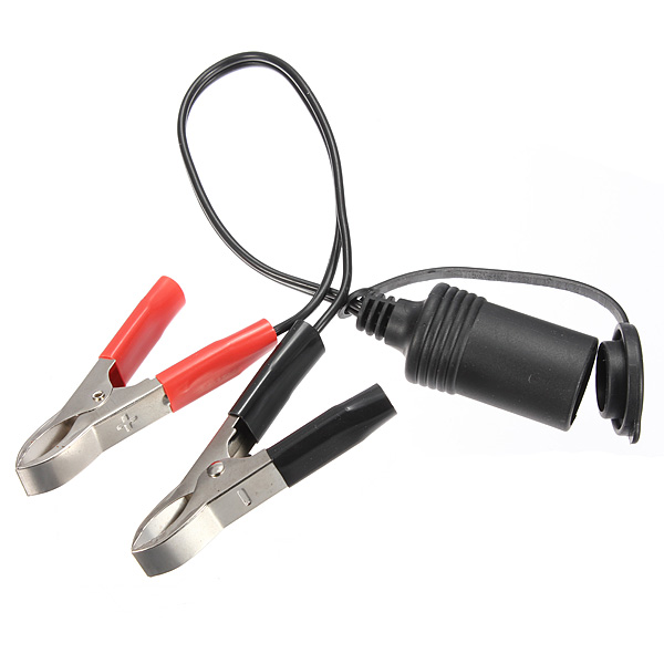 12V-Car-Motor-Bike-Tractor-Boat-Clip-on-Cigarette-Lighter-Socket-Cable-915459