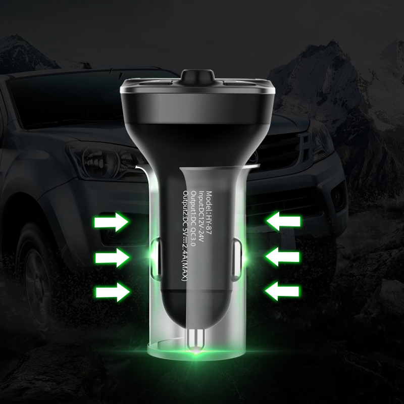 HY87-Car-MP3-Bluetooth-Charger-Dual-USB-Cig-arette-Lighter-QC30-Fast-Charging-1603157