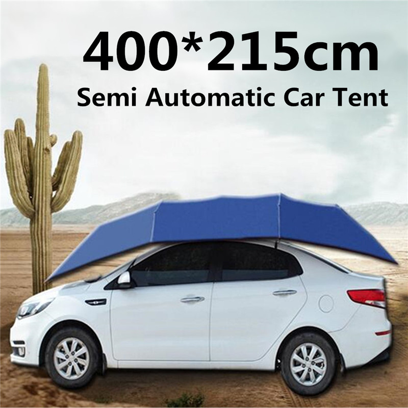 400215CM-Car-Umbrella-Tent-Sun-Shade-Cover-Portable-Semi-Automatic-Outdoor-1630323