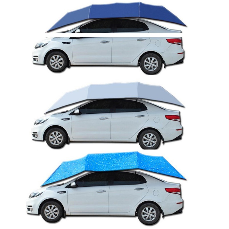 400215CM-Car-Umbrella-Tent-Sun-Shade-Cover-Portable-Semi-Automatic-Outdoor-1630323